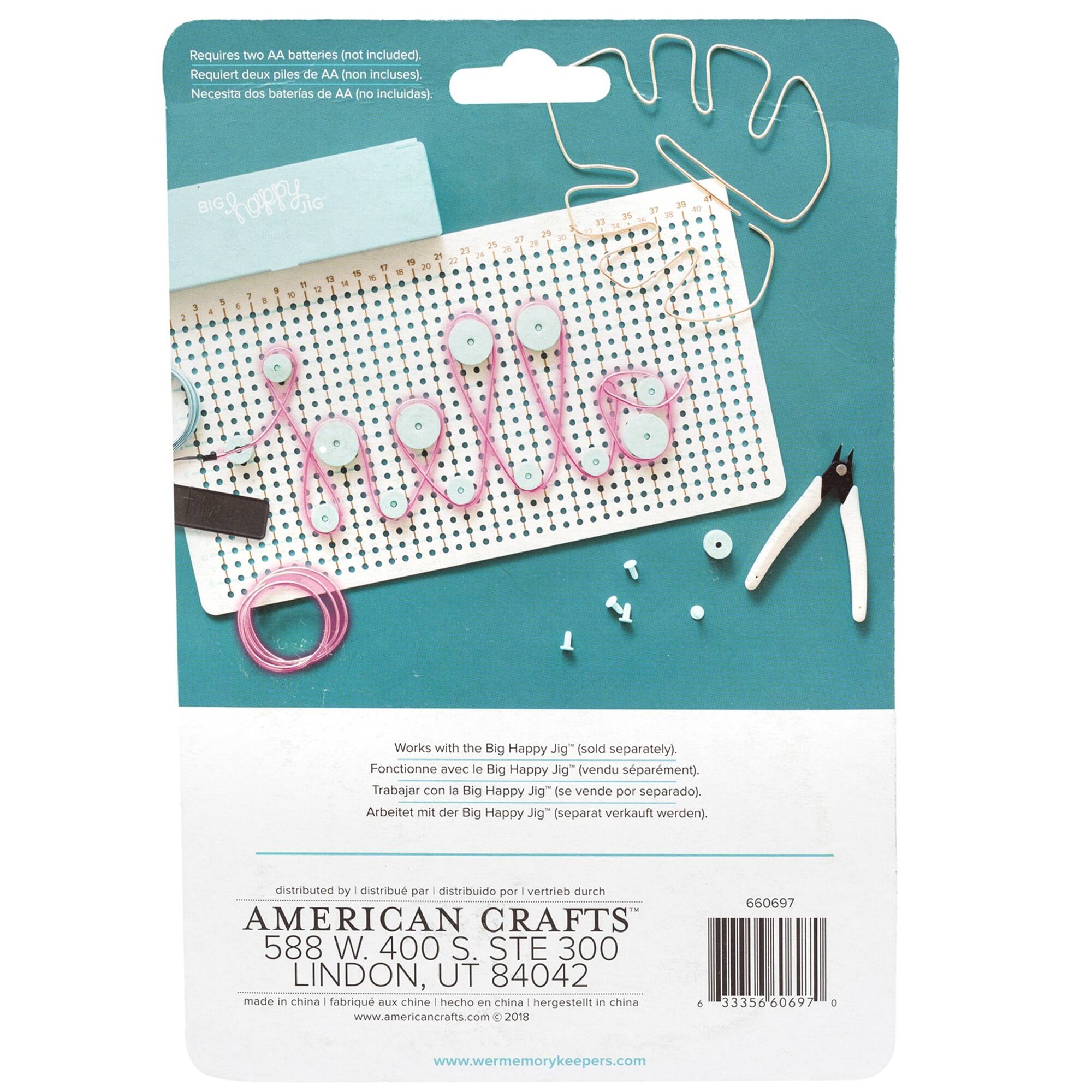 We R Memory Keepers® Big Happy Jig™ 2.75yd. Neon Wire with Adaptor Set